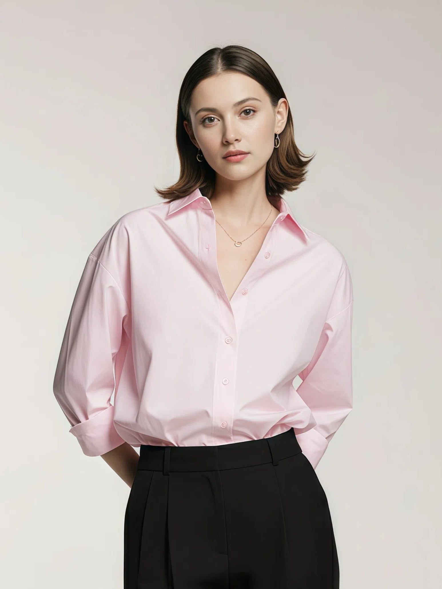 Koszula bawełniana z długim rękawem