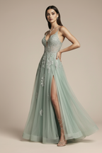 Sukienka tiulowa MAXI typu księżniczka na wesele