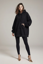 Black universal sports sweatshirt