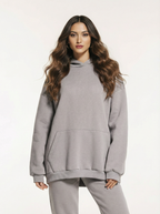 Uniwersalna szara bluza sportowa