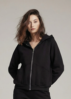 Loose sports sweatshirt with a hood