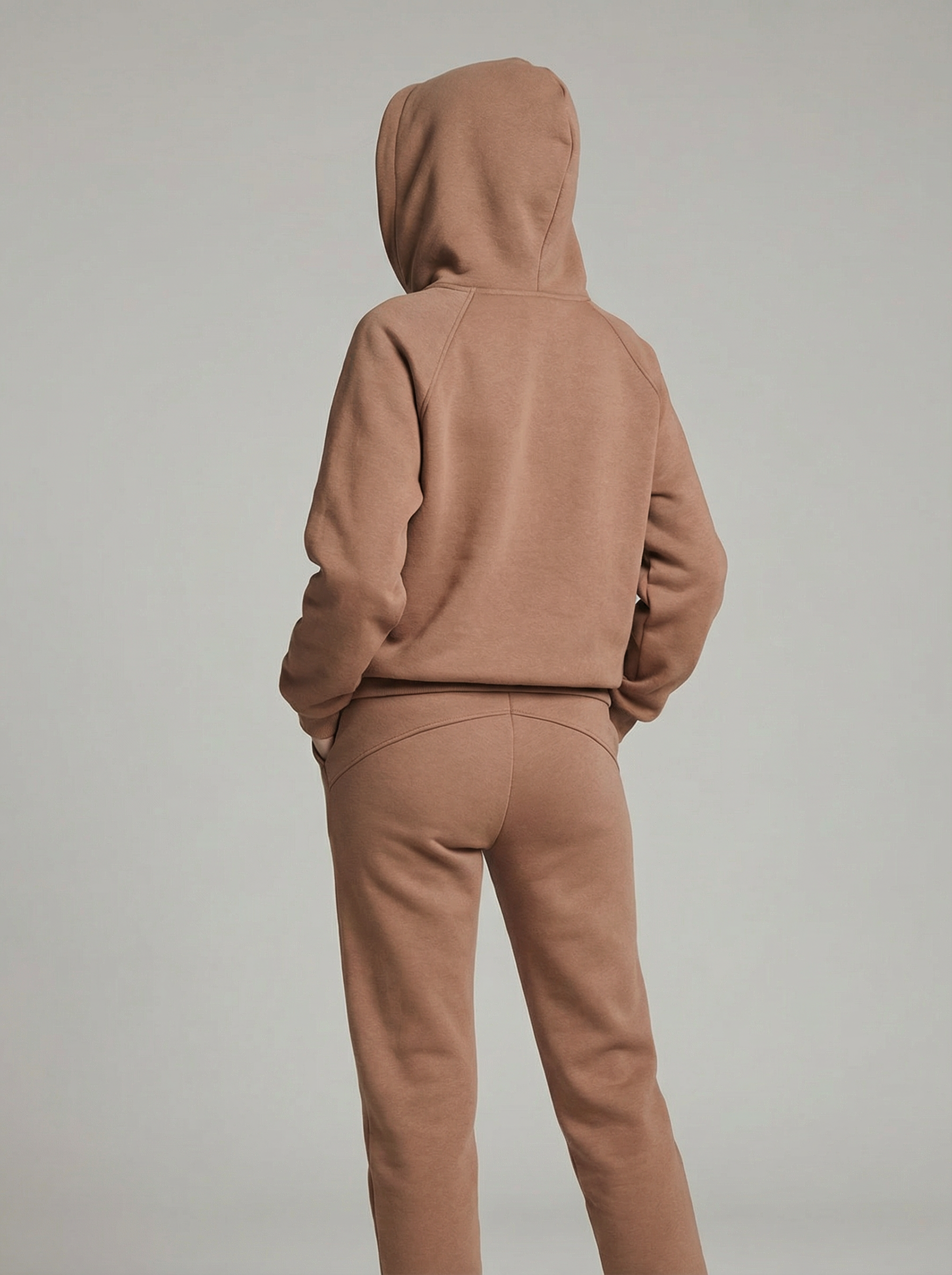 Luźna bluza sportowa z kapturem