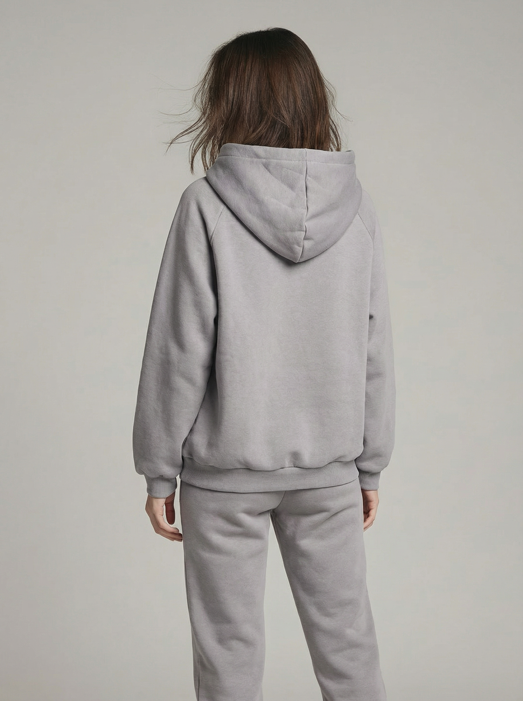 Luźna bluza sportowa z kapturem