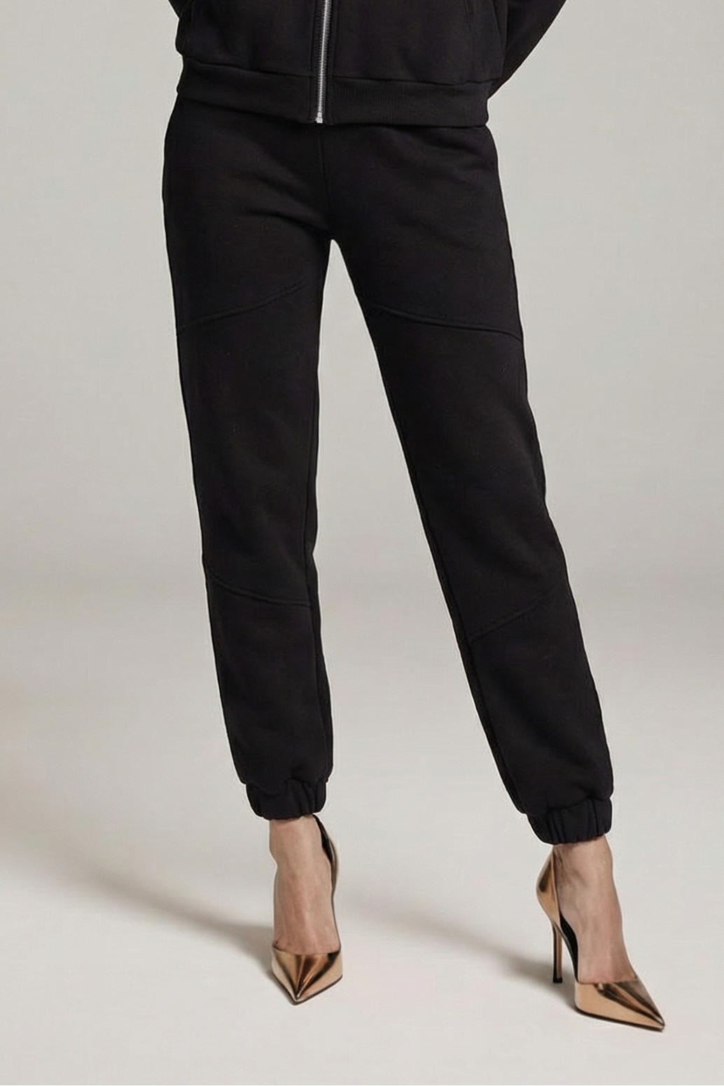 Luźne spodnie dresowe sportowe