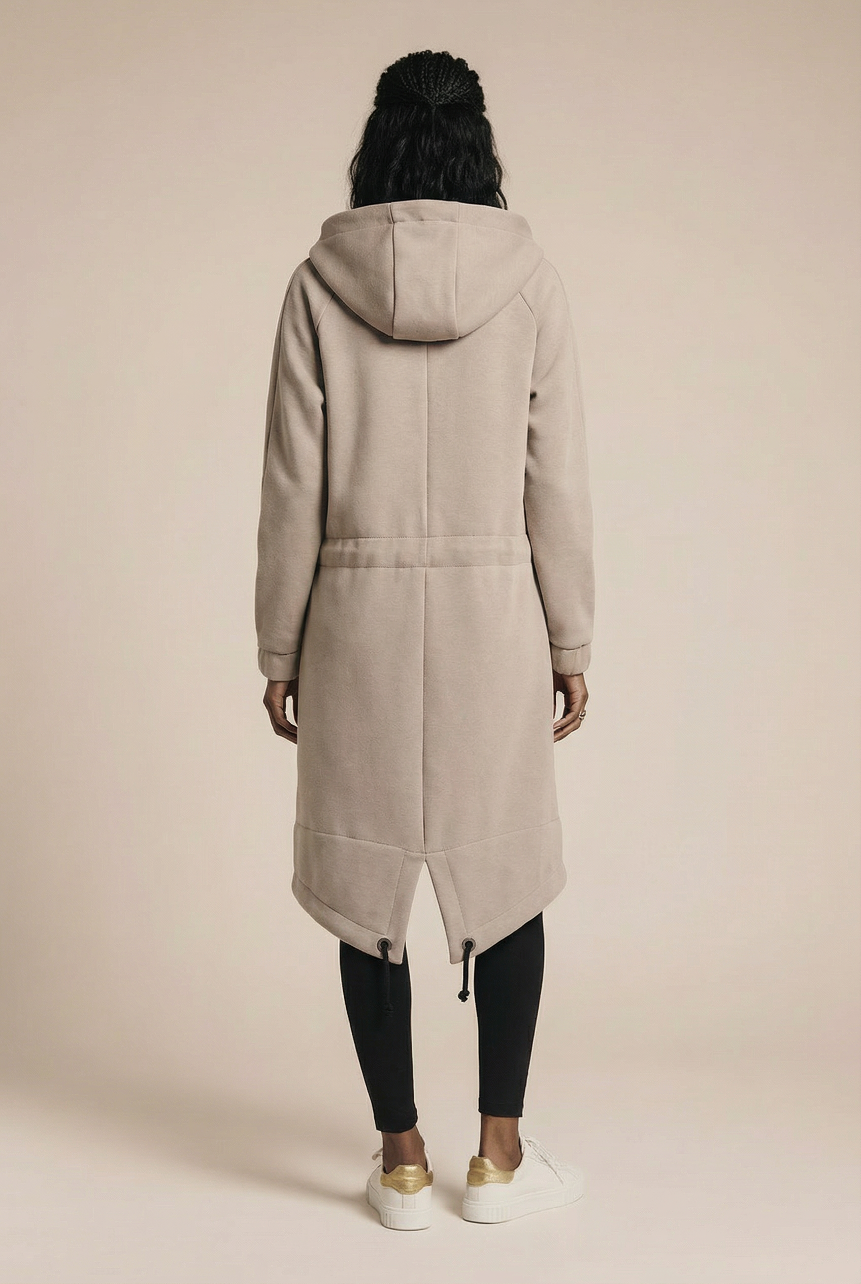 Długa bluza sportowa z kapturem