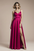 Plisowana swobodna sukienka na ramiączkach