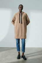 Bluza oversize z rozcięciem po bokach