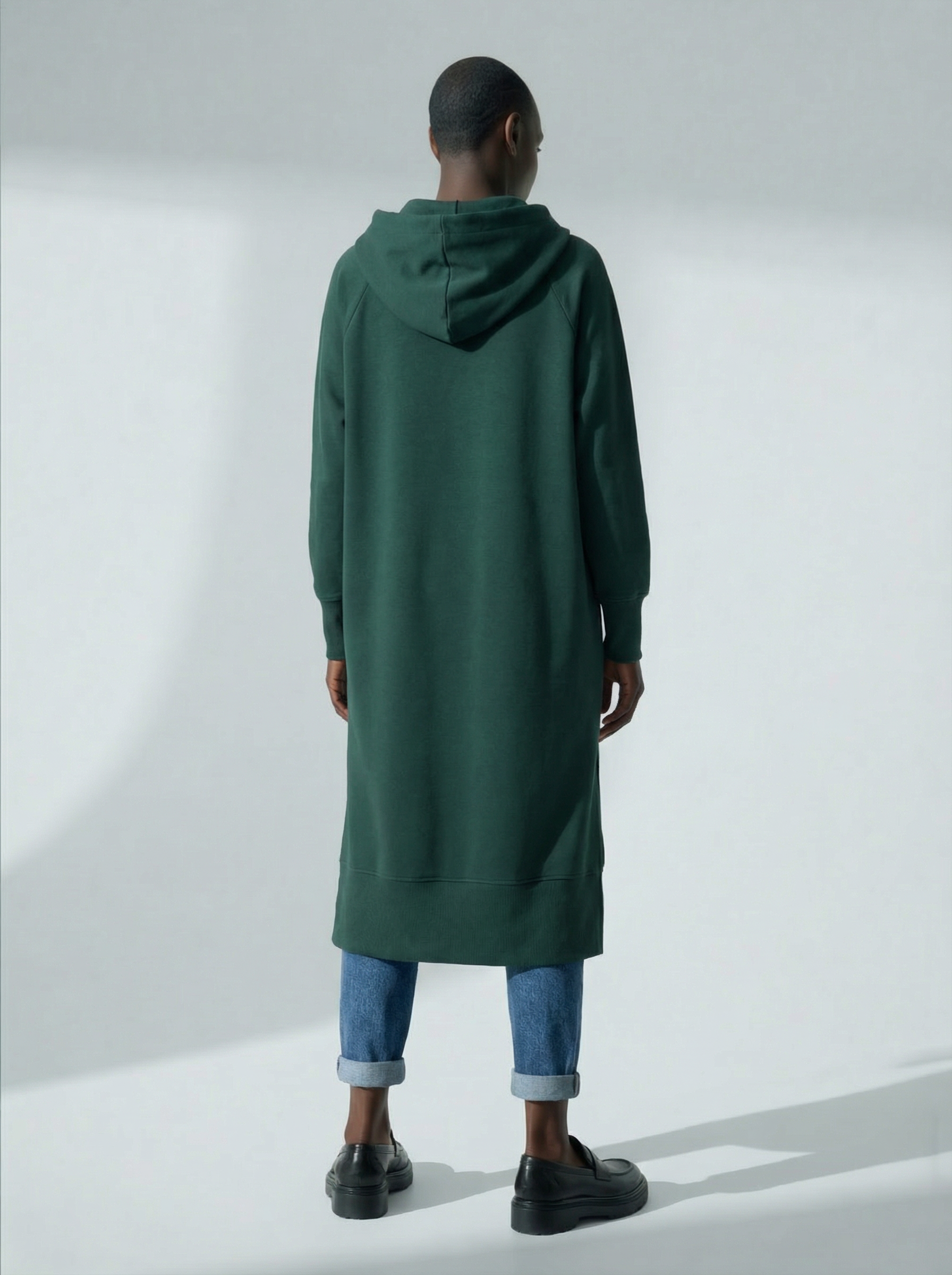 Bluza oversize z rozcięciem po bokach