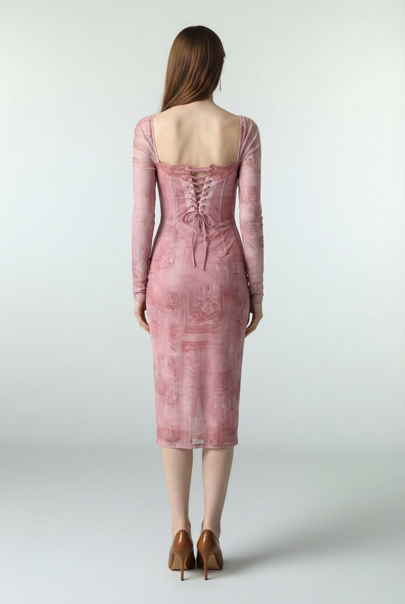 Pink corset dress