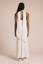 MAXI tube dress with a decorative scarf