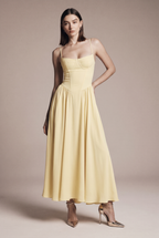 MIDI spaghetti strap dress