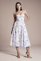 MIDI spaghetti strap dress