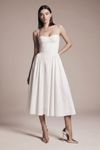 MIDI spaghetti strap dress
