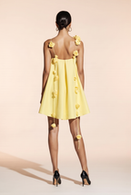MINI dress with a floral belt