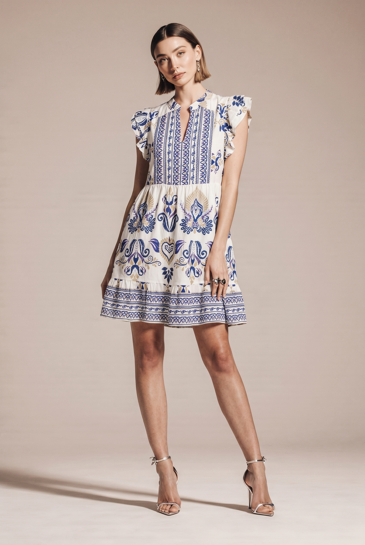 Sukienka MINI w stylu boho na lato