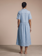 MIDI denim dress for summer