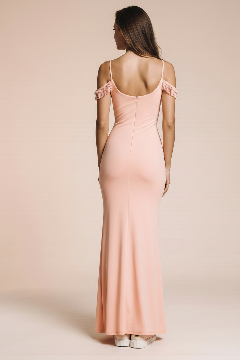 EVA&LOLA powder pink dress for a wedding