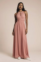 Pink dress for a wedding