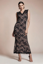 EMAMODA cream and black ball gown
