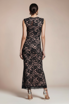 EMAMODA cream and black ball gown