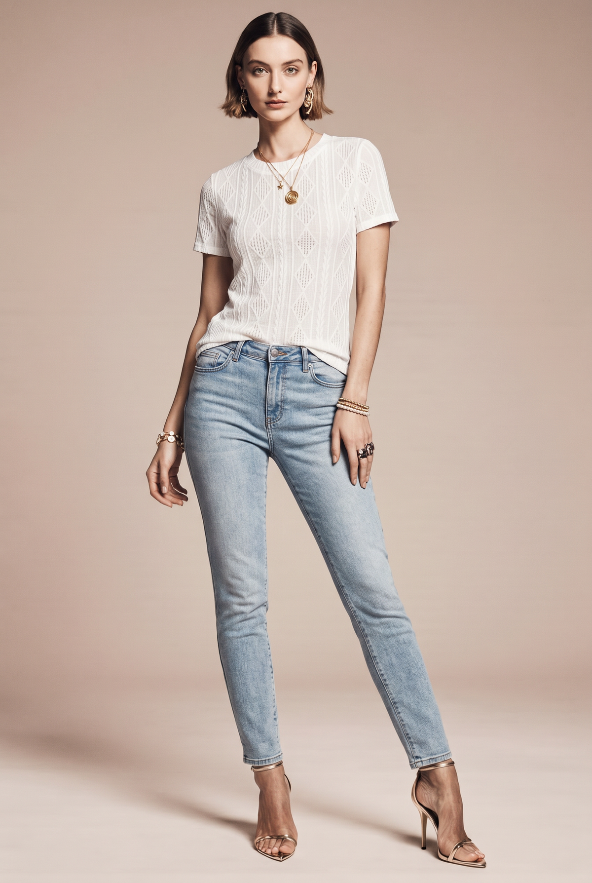 Shirt with a textured back