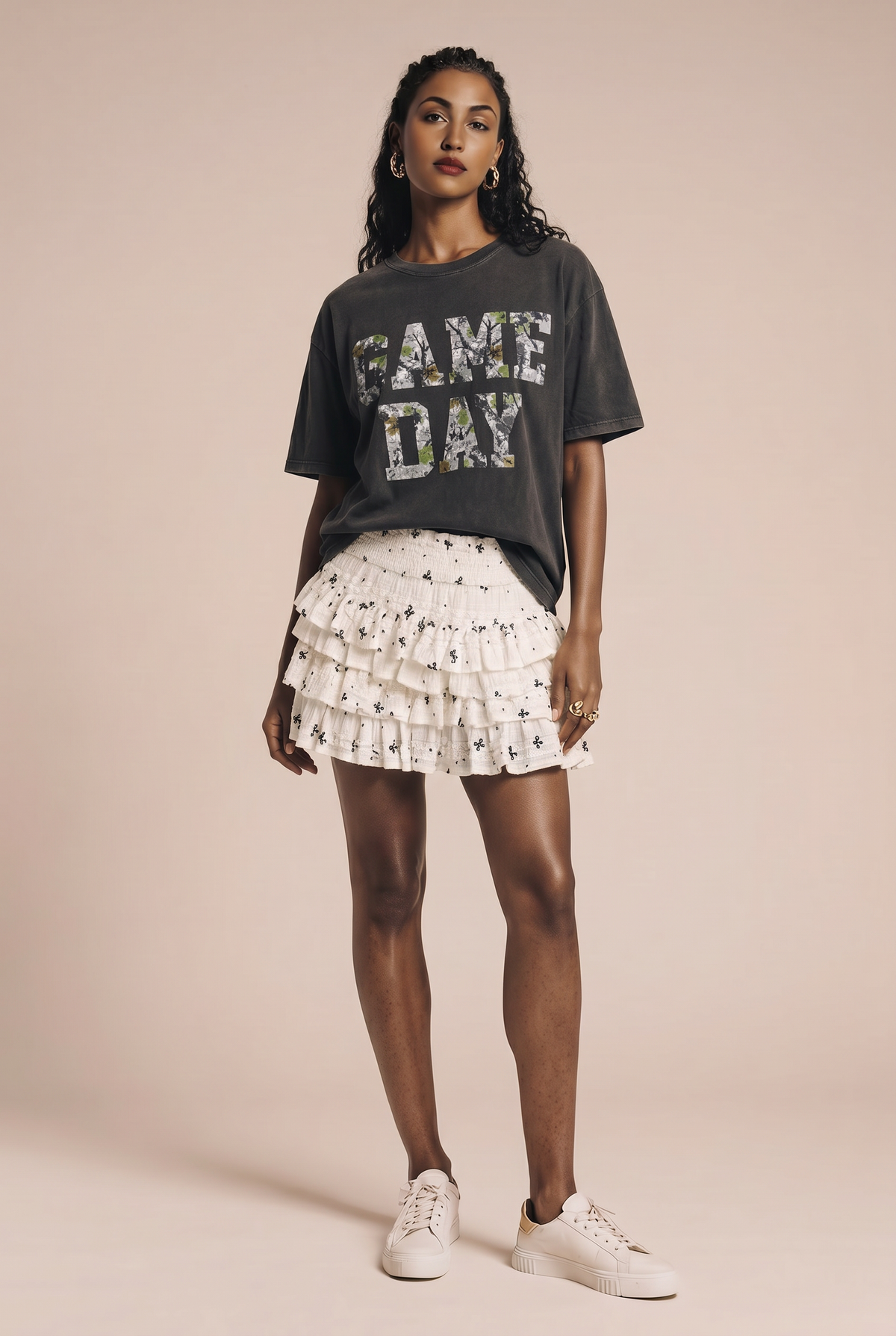 Casual camouflage t-shirt for everyday wear