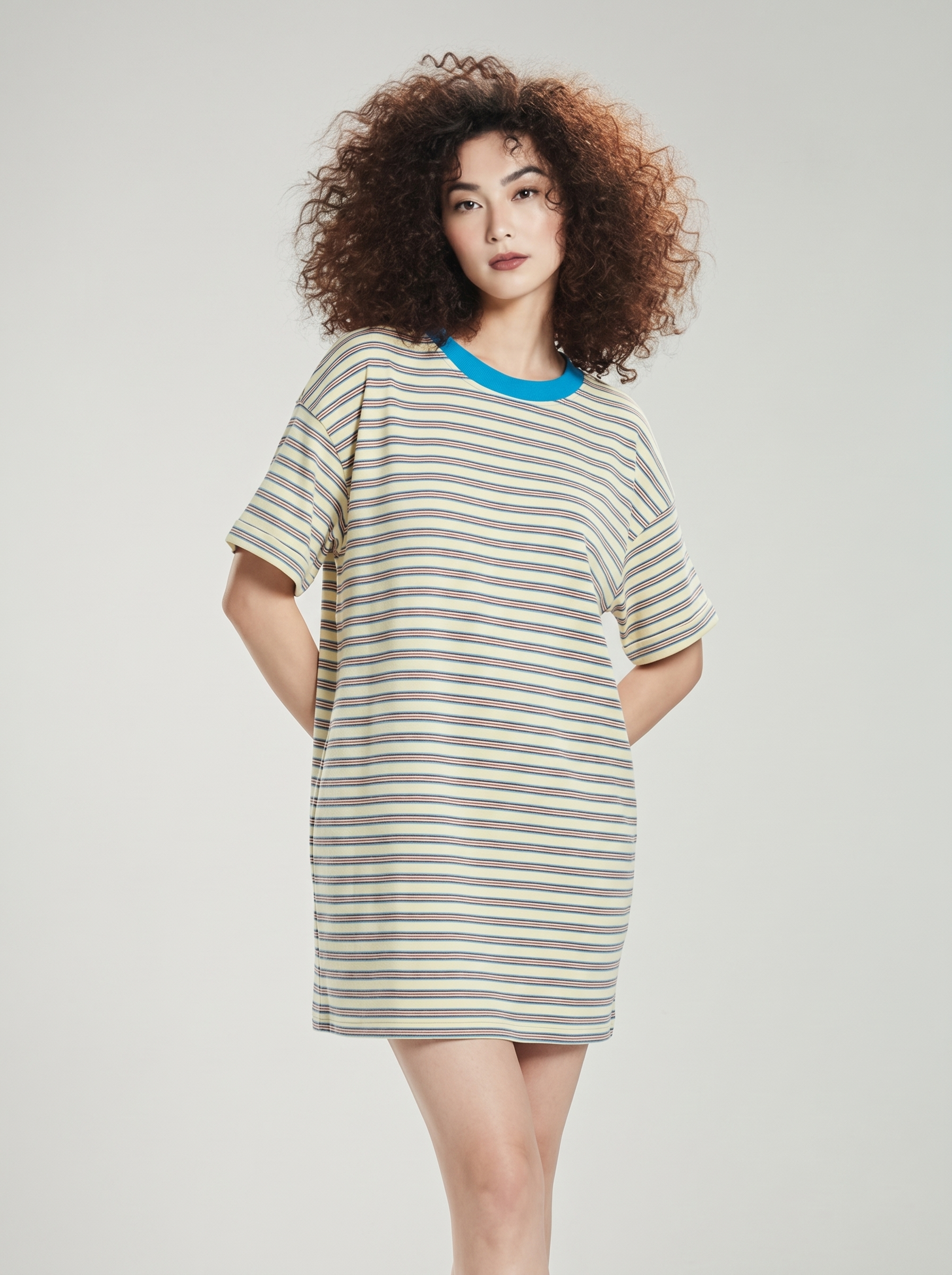 Loose tunic dress with sleeves