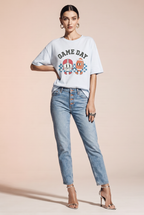 Casual match day graphic t-shirt