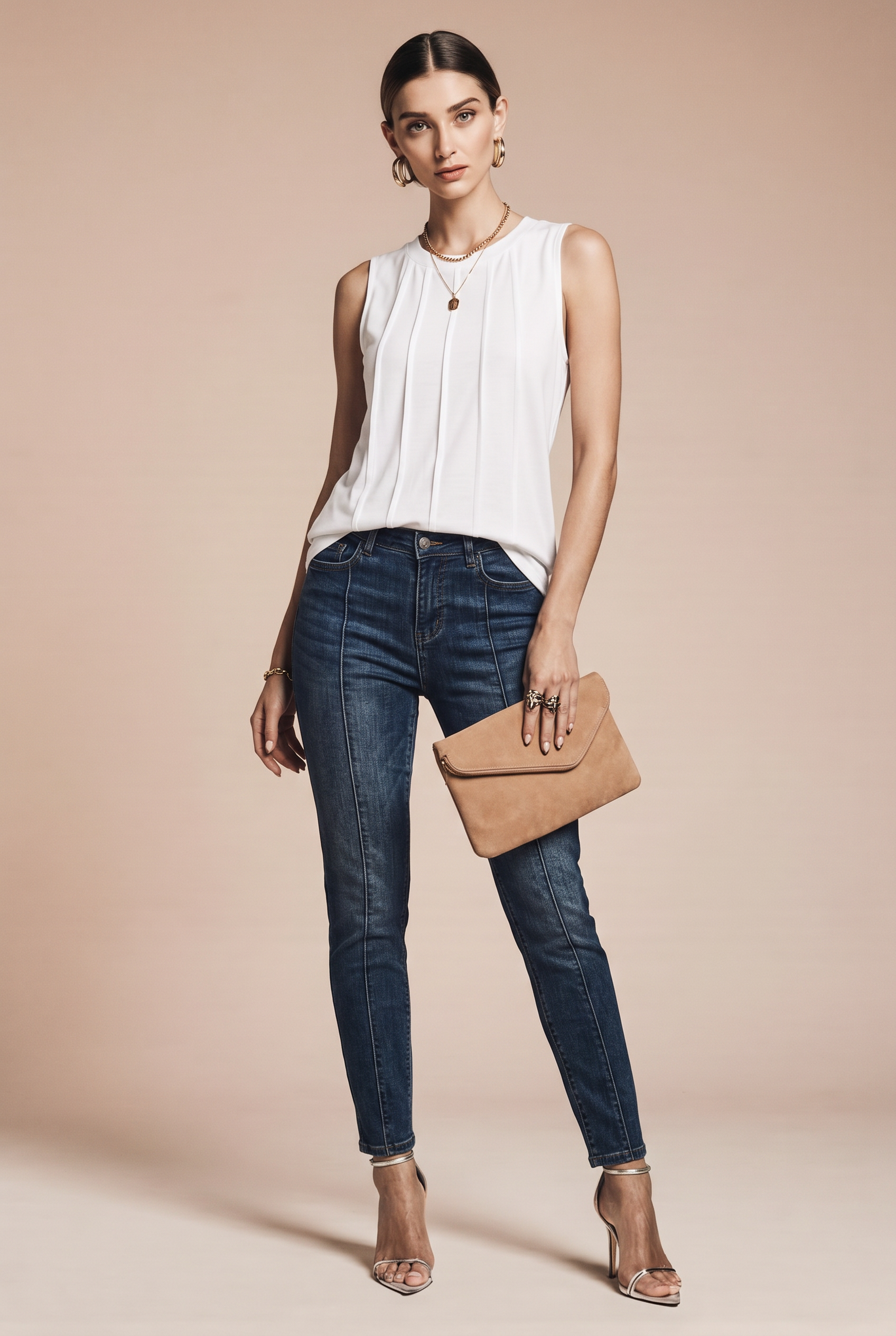 Round neck top