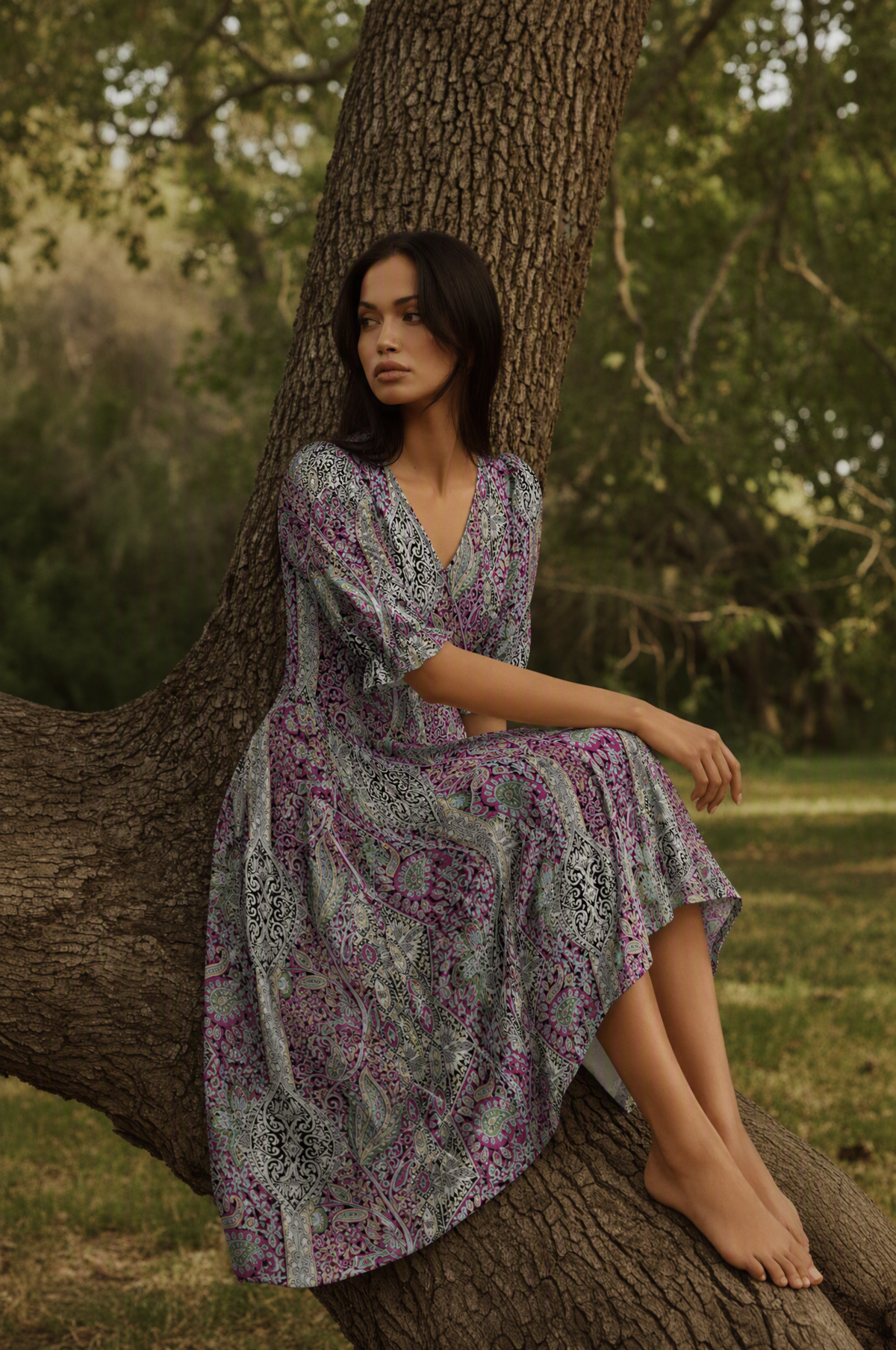Boho Midi Dress