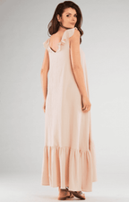 Wiosenna sukienka MAXI na ramiączkach