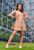 Letnia sukienka z miękkiej dzianiny