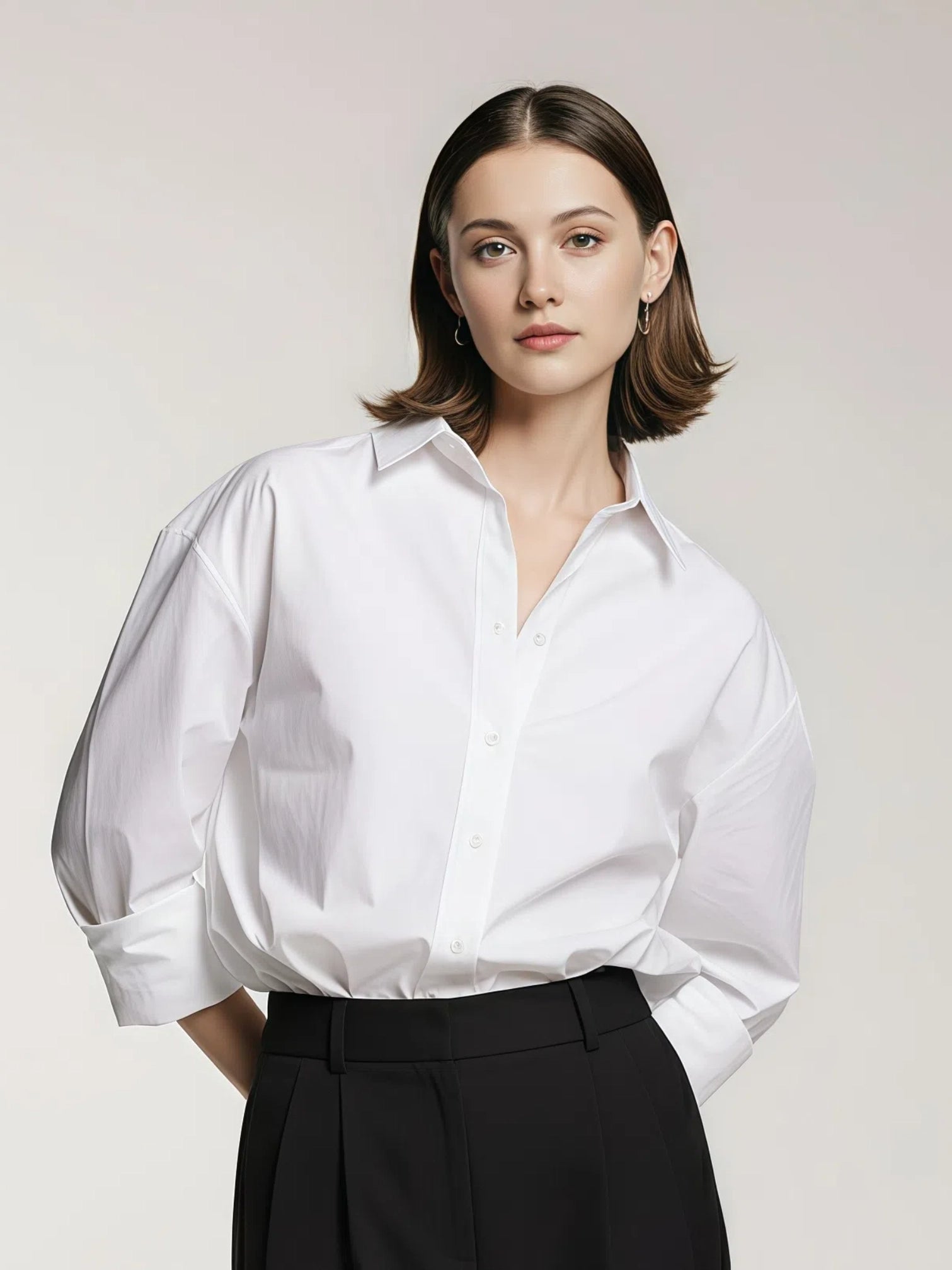 Koszula bawełniana z długim rękawem