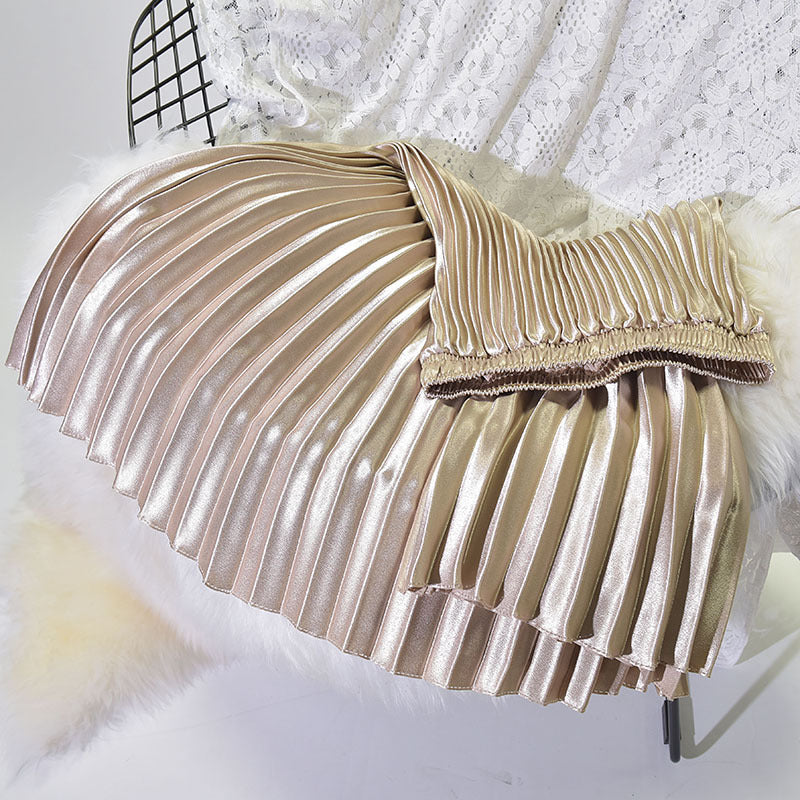 Plisowana spódnica retro na każdą porę roku