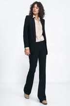 Classic black open blazer Z74 Black - Nife