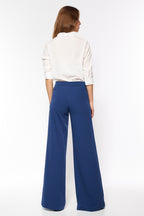 Cobalt blue palazzo trousers SD95 Cobalt - Nife
