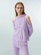 Bluza sportowa z wycięciami eksponującymi ramiona