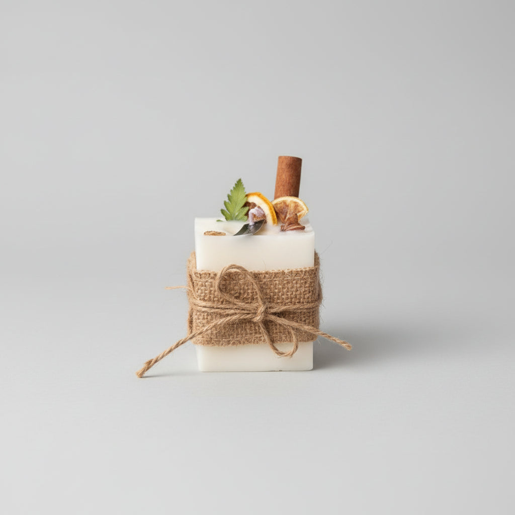 Świąteczna bezdymna świeca zapachowa