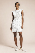 Koronkowa sukienka MINI bez rękawów