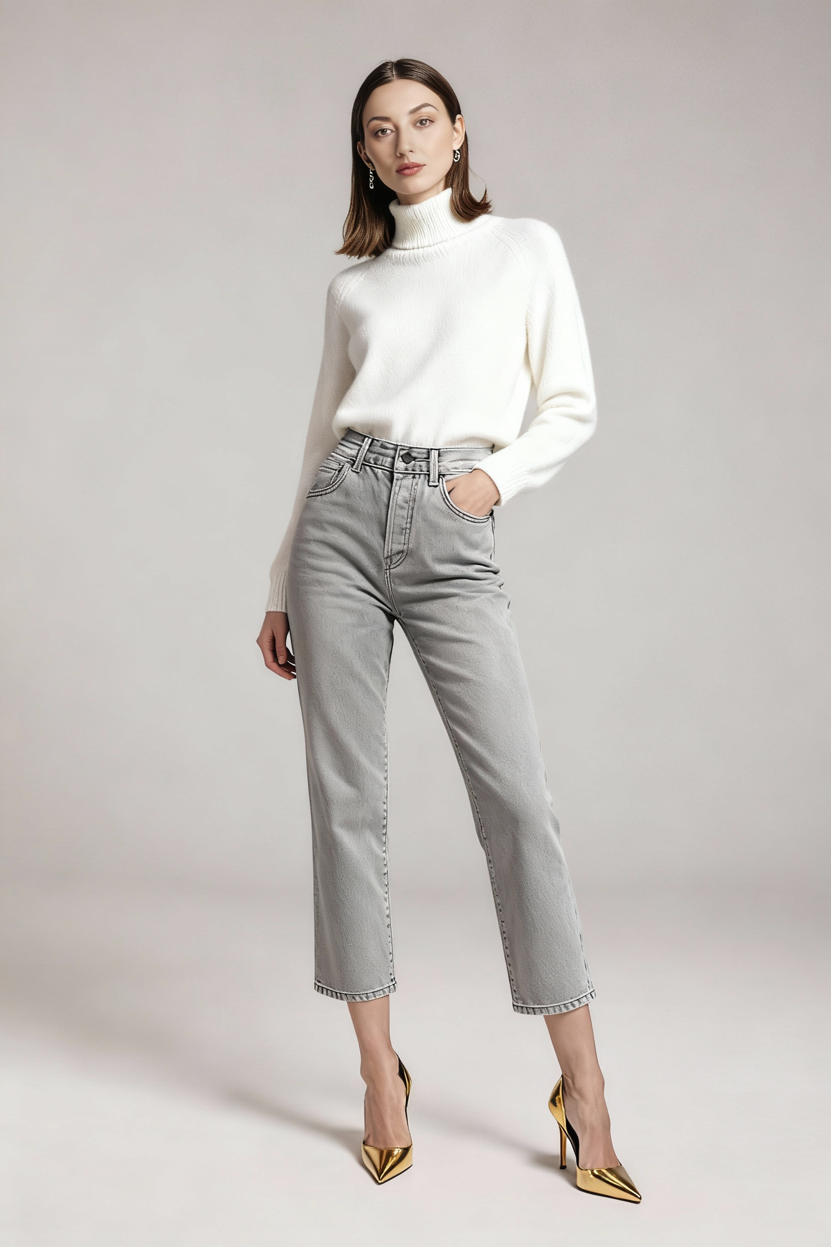 Spodnie jeansowe z krótka nogawka