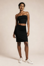 Stylowa krótka spódniczka wyjściowa