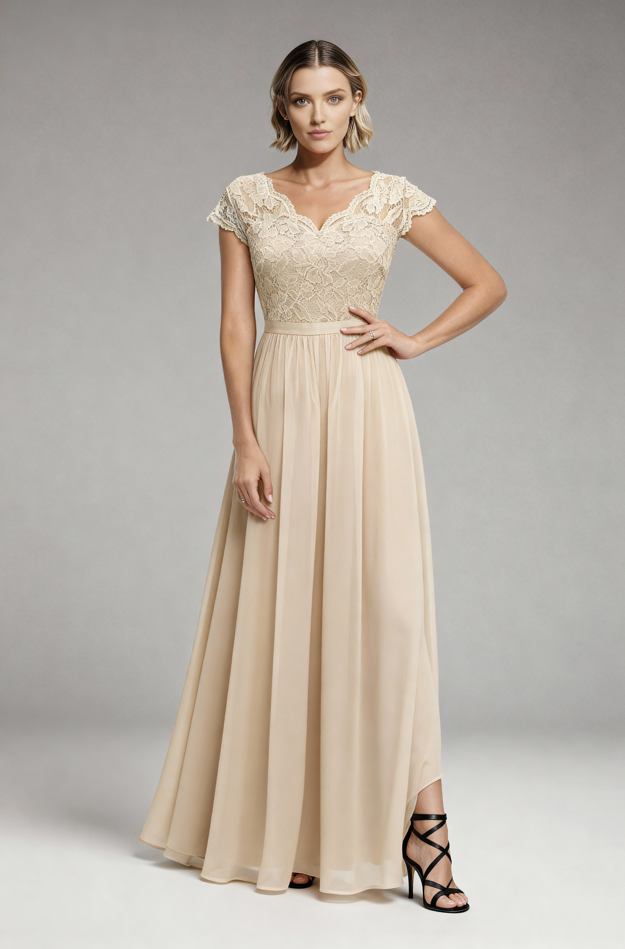 Koronkowa sukienka patchworkowa na studniówkę 2026