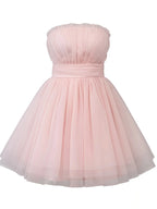 Tiulowa sukienka MINI z falbanami - Sweet Victoria