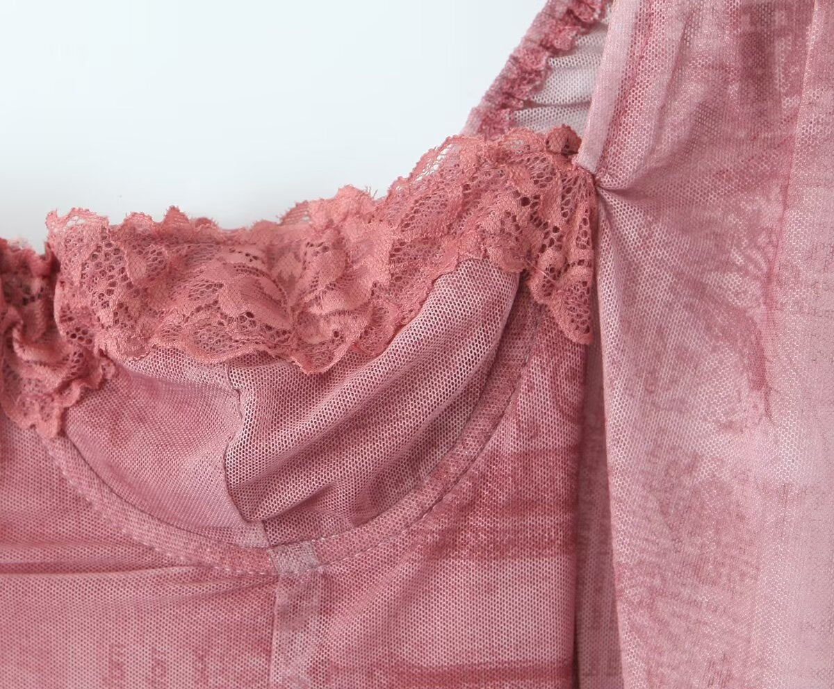 Pink corset dress