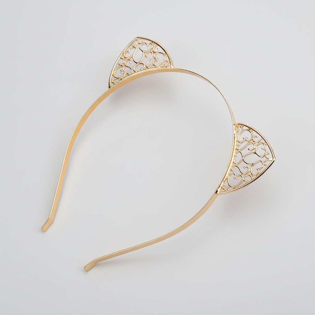 Opaska do włosów kocie uszy wzorki