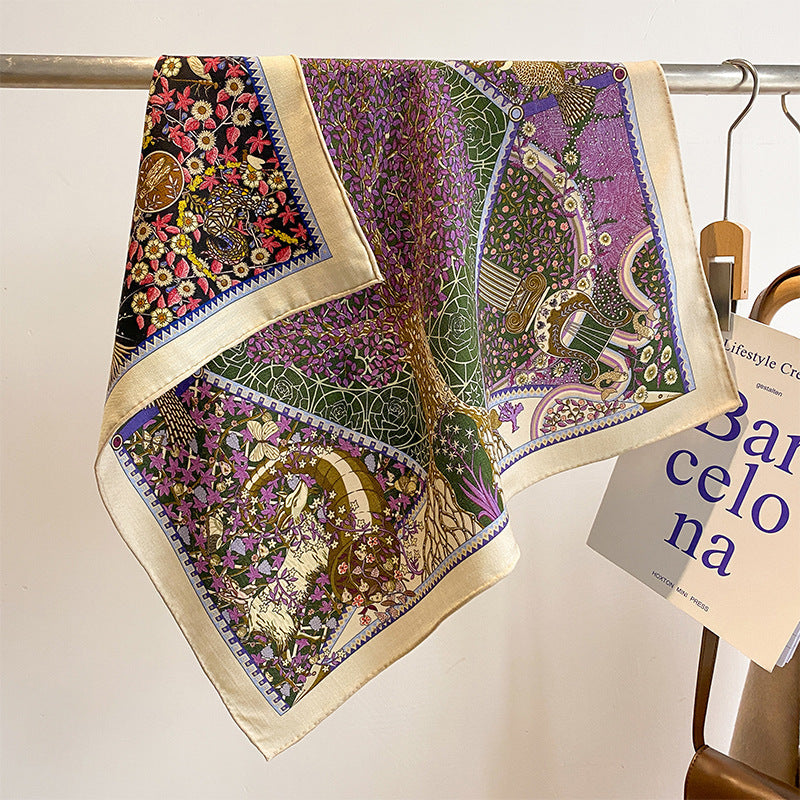 Wzorzysta chusta orientalna