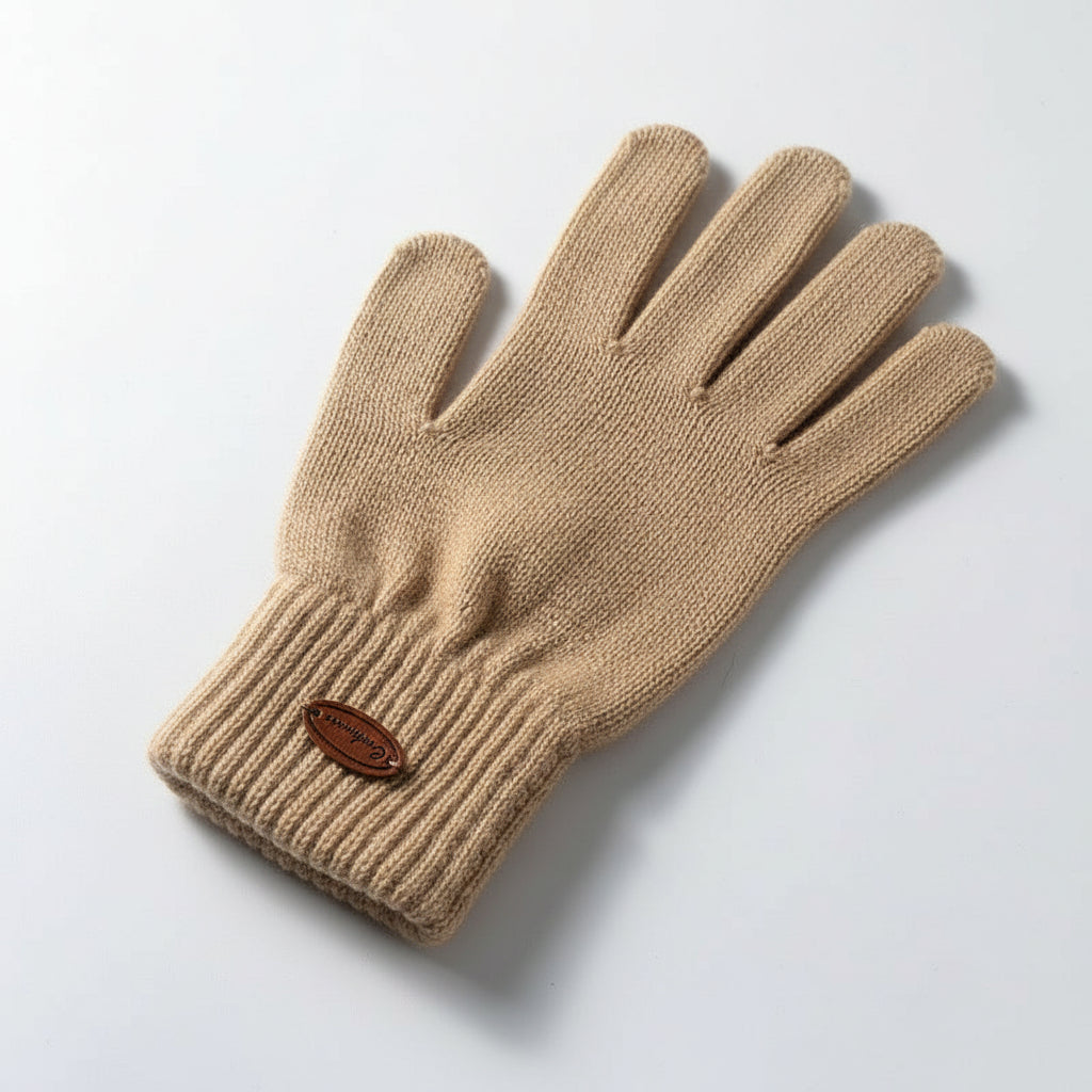 Ocieplane kaszmirowe rękawiczki