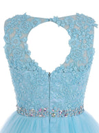 Tiulowa sukienka MINI z podwójnymi ramionami