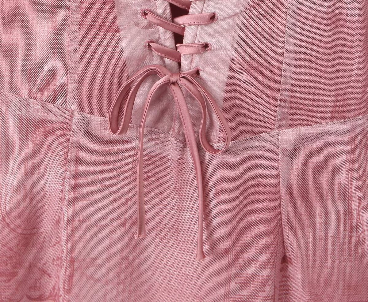 Pink corset dress
