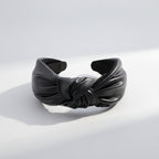 Modna skórzana opaska do włosów ze skóry PU